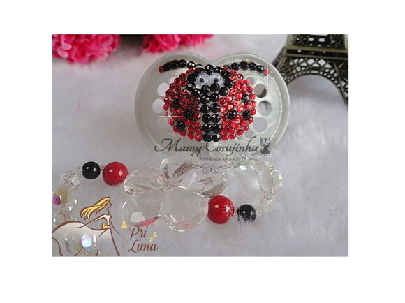 KIT CHUPETA + PRENDEDOR LUXO JOANINHA