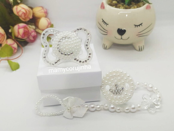 Kit Chupeta MAM+ prendedor Luxo