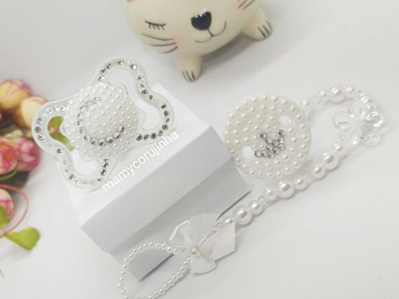Kit Chupeta MAM+ prendedor Luxo