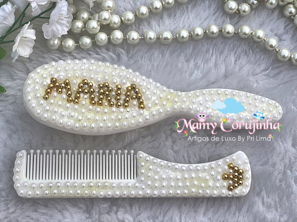 Kit escova + pente Maria