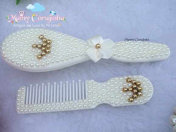 Kit escova + pente Princess