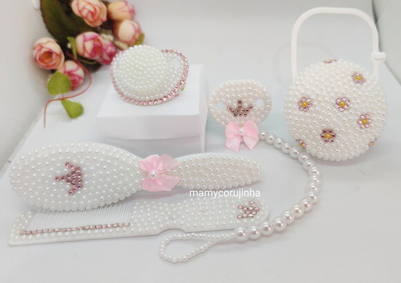 Kit Luxo florzinhas rosinha