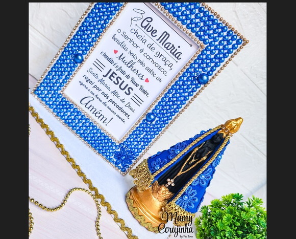 Kit Luxo Pedrarias Santo Flor