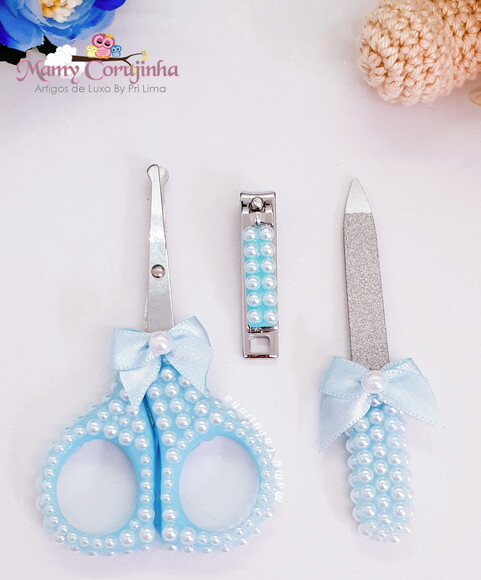 Kit Manicure Azul bebe