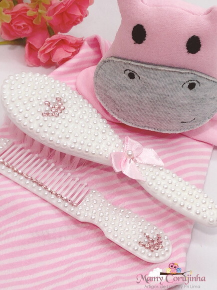 KIT PENTE + ESCOVA MACIA NANINHA