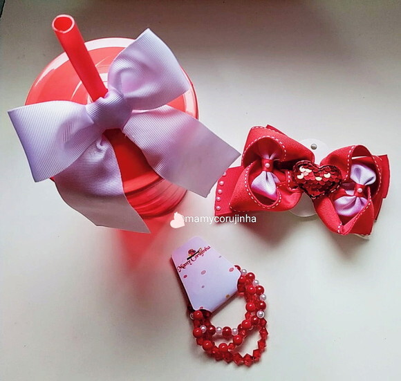 Kit Presenteável vermelho laço