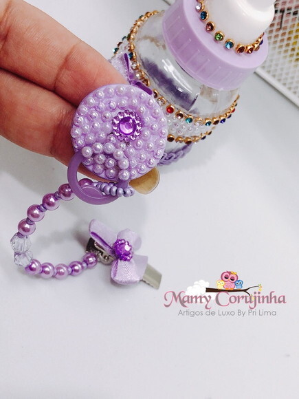 Kit Reborn mini mamadeira + micro chupetinha