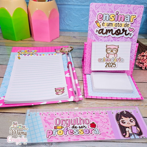 Kit Rosa Professores