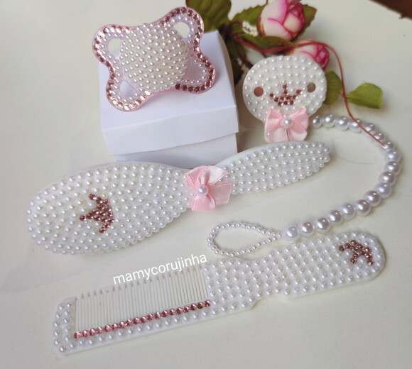 Kit super luxo rosa bebe