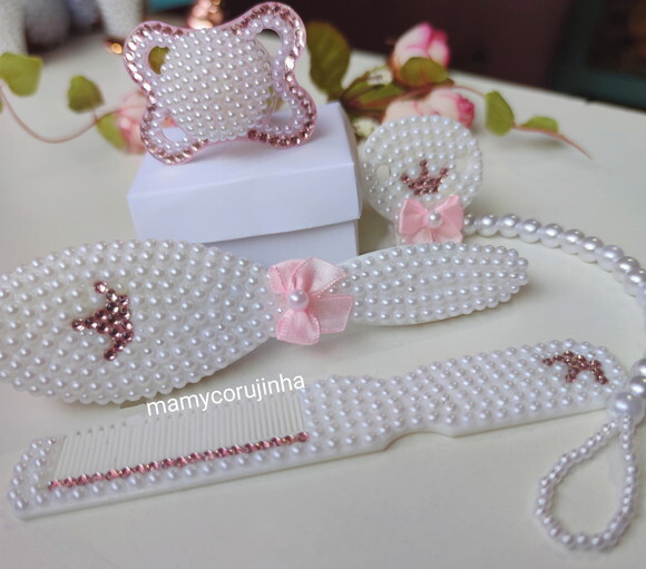 Kit super luxo rosa bebe