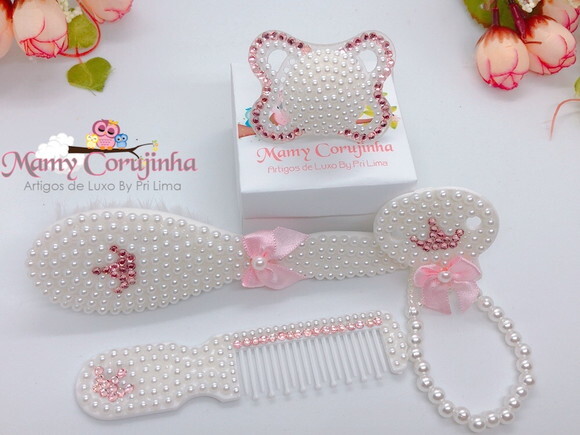 Kit super luxo rosa bebe