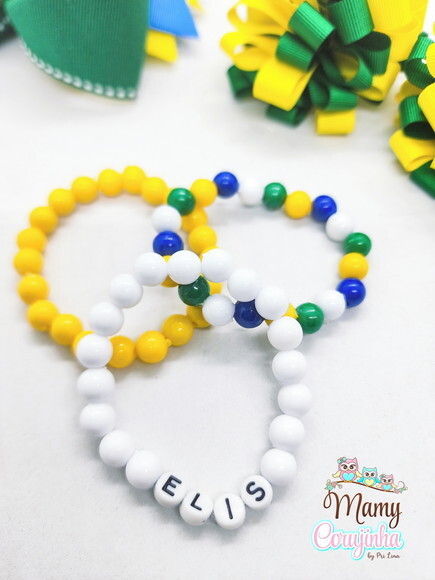 Kit Trio Pulseiras Copa Brasil
