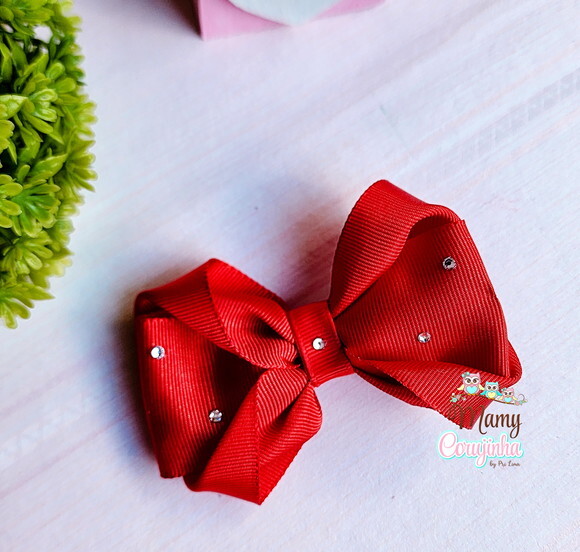 Lacinho Florzinha Vermelho