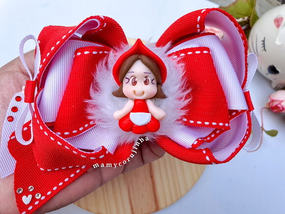 Laço Princesa Chapeuzinho Vermelho