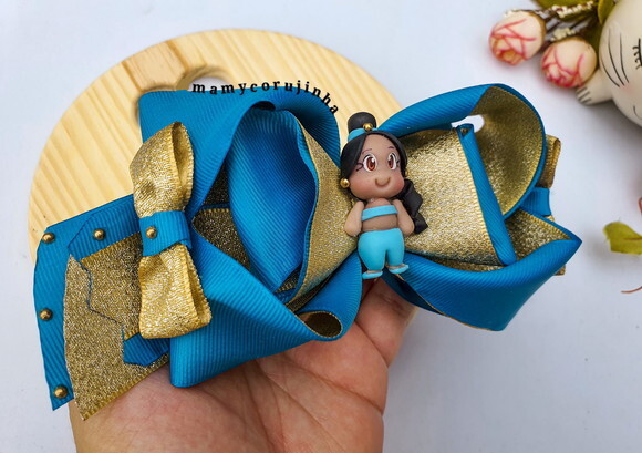 Laço Princesa Jasmine
