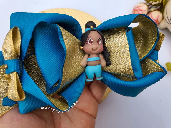 Laço Princesa Jasmine
