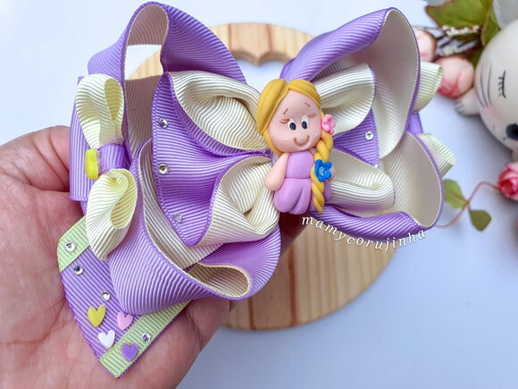 Laço Princesa Rapunzel