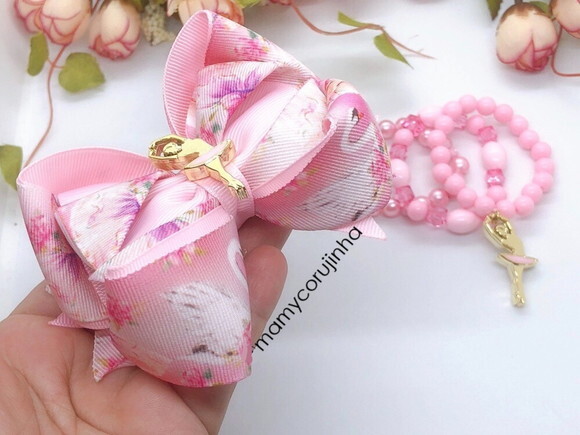 LINDO LAÇO BAILARINHA COM PULSEIRINHA