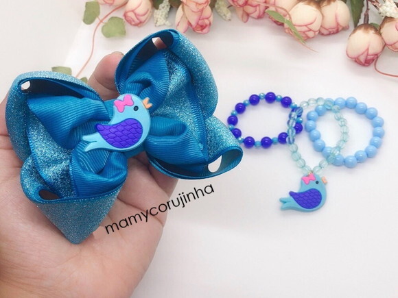 LINDO LAÇO PASSARINHO COM PULSEIRINHA