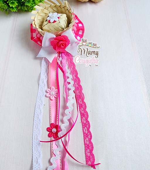 Mini Chapéu Pipa Rosa