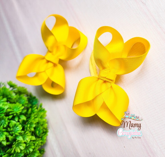 Par Laço Amarelo