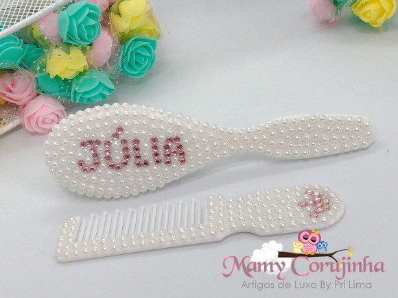 Pente + escova Júlia
