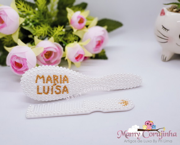 Pente + escova Maria Luísa