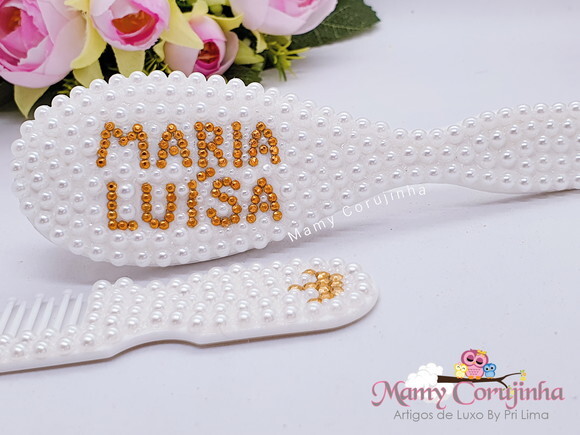 Pente + escova Maria Luísa