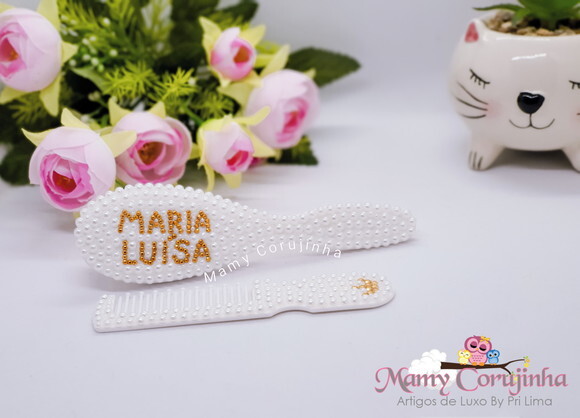 Pente + escova Maria Luísa