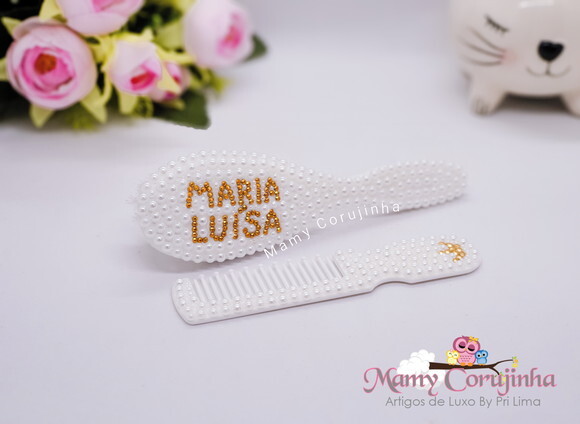 Pente + escova Maria Luísa