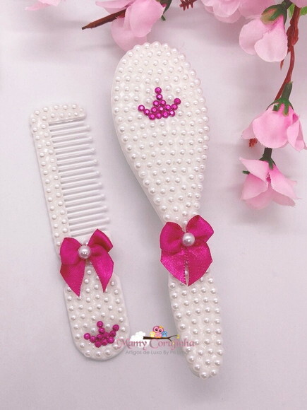 Pente + escova Pink Princess
