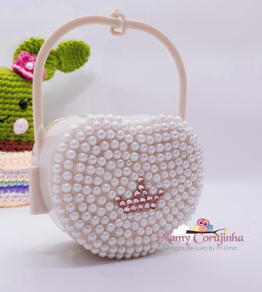 Porta Chupeta Marfim princess