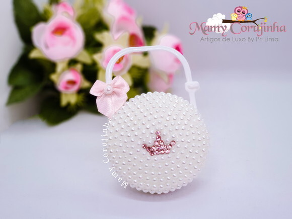 Porta Chupeta Princess Rosinha bebe