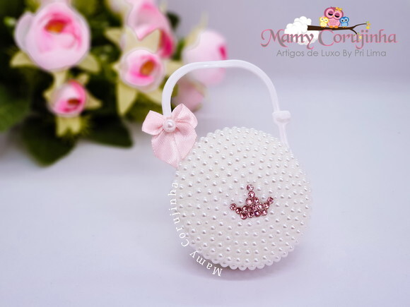 Porta Chupeta Princess Rosinha bebe