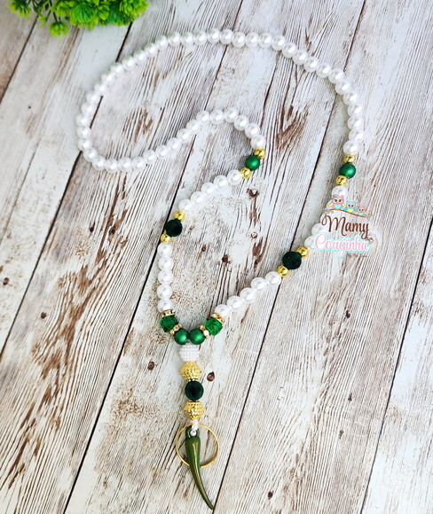 Porta Crachá Branco Verde