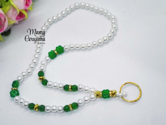 Porta Crachá Branco e Verde