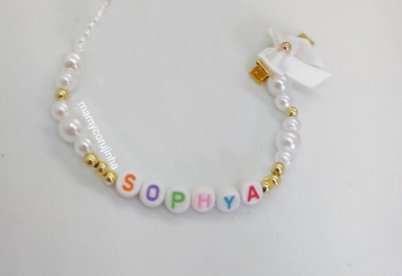 Prendedor chupeta Luxo SOPHYA