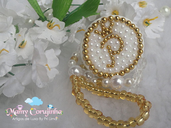 Prendedor de Chupeta LUXO P