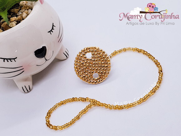Prendedor de Luxo Dourado