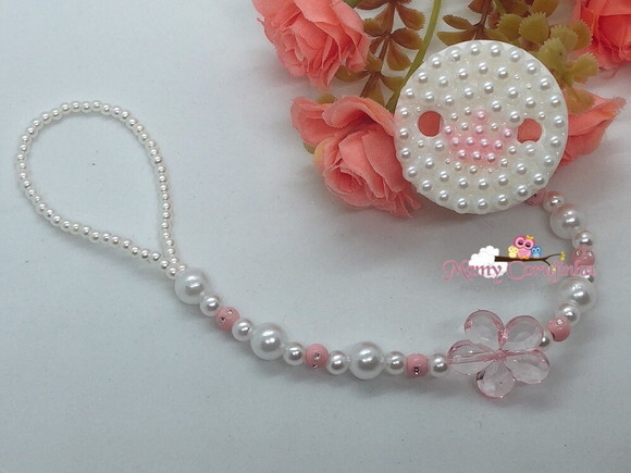 Prendedor Luxo coroa rosinha bebe
