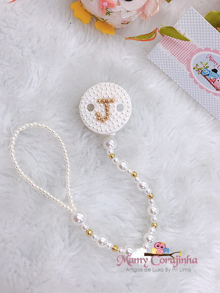 Prendedor Luxo letra J