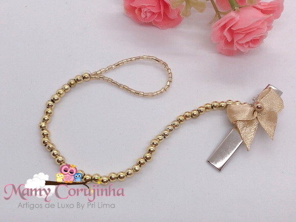 Prendedor Simples dourado