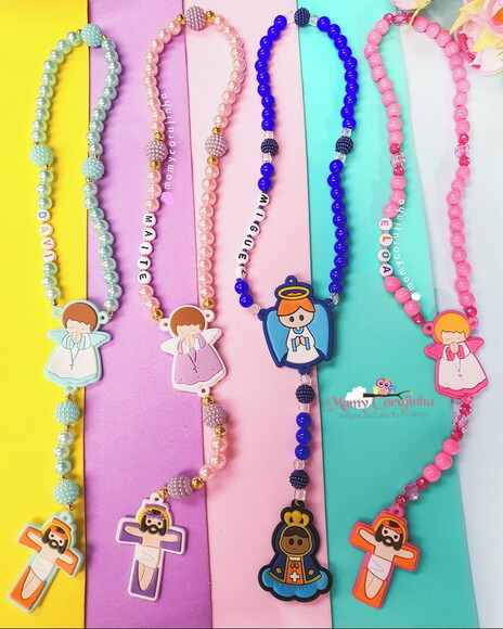 Terço Personalizado Infantil Miguel