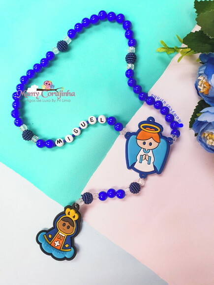 Terço Personalizado Infantil Miguel