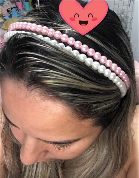 Tiara em pérola