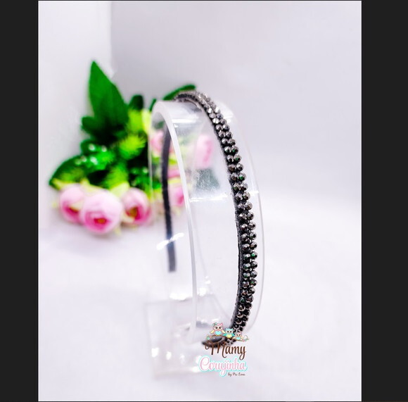 Tiara Strass Preta