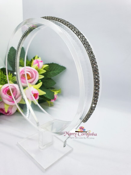 Tiara Strass Prata