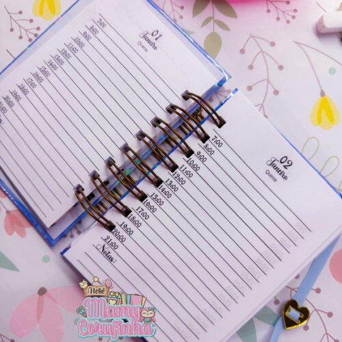 Agenda com Logo , Datada 1 Dia Por Página