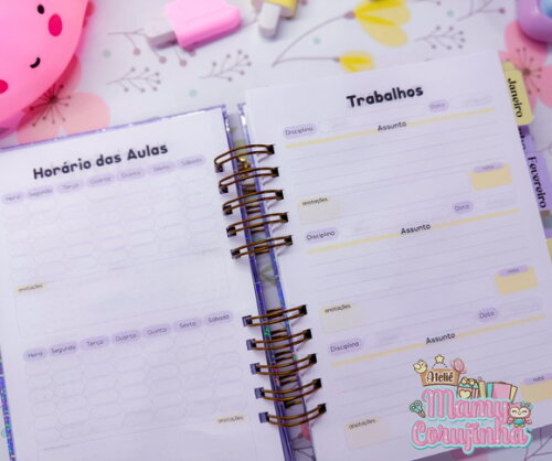 Agenda Datada 1 Dia Por Página com Brinde !!!