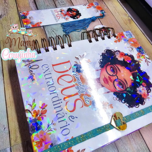 Agenda Personalizada 1 Dia Por Página com Divisória e Brinde